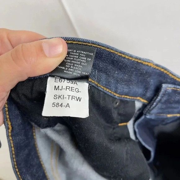 DSTLD Men's Skinny Dark Wash Jeans 33 X 32 - Picture 10 of 13